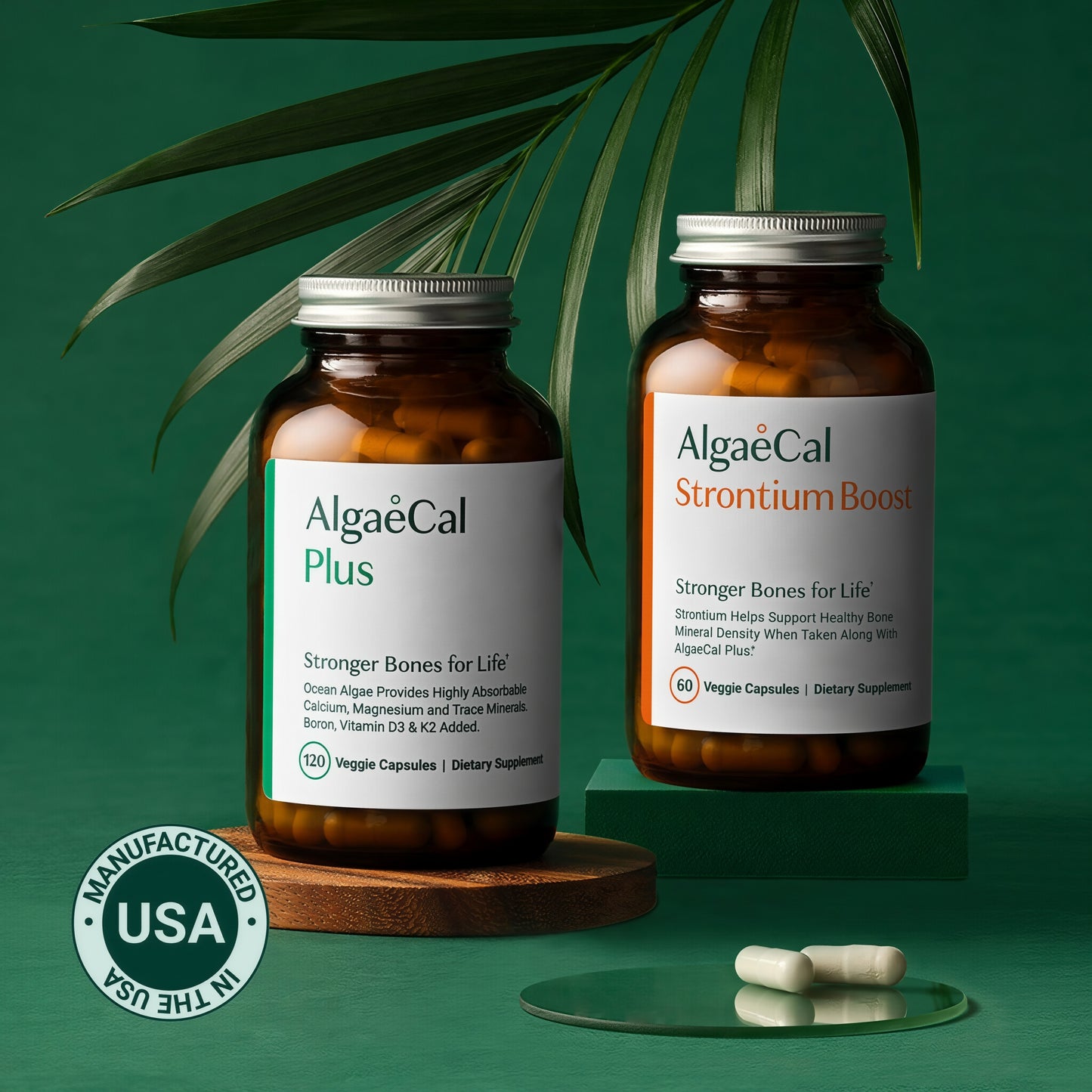 AlgaeCal - Bone Builder Pack for Bone Density Increase Vitamins