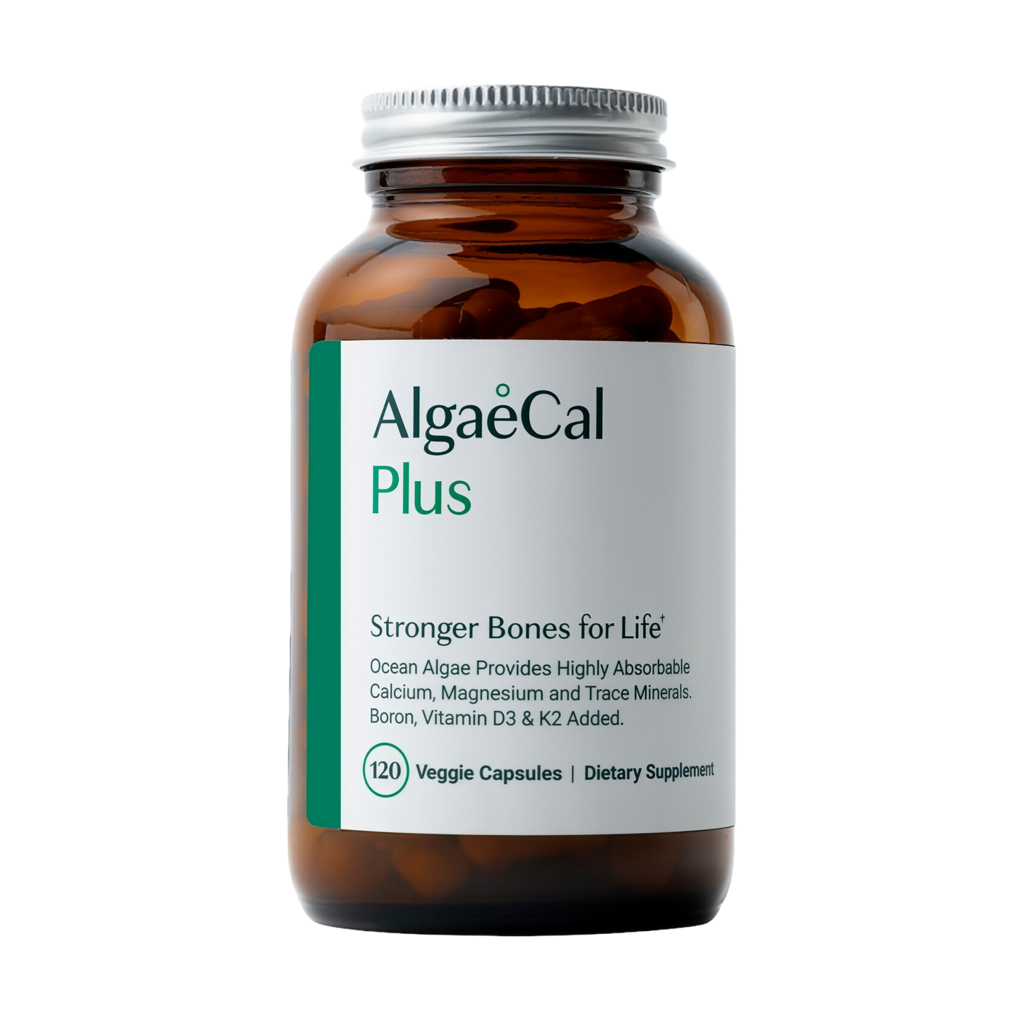 ALGAECAL Organic Red Algae Calcium Supplement for Bone Density Vitamin 120 Caps