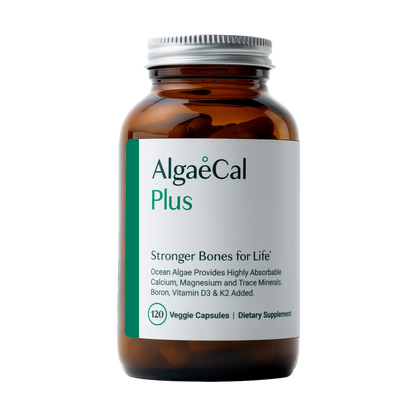 ALGAECAL Organic Red Algae Calcium Supplement for Bone Density Vitamin 120 Caps